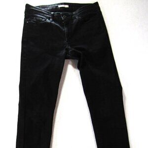 Women's Levi's 711 Super Skinny Black Faded Stretch Jeans Size 29 1000193